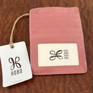 HOBO Blush Leather Card Holder